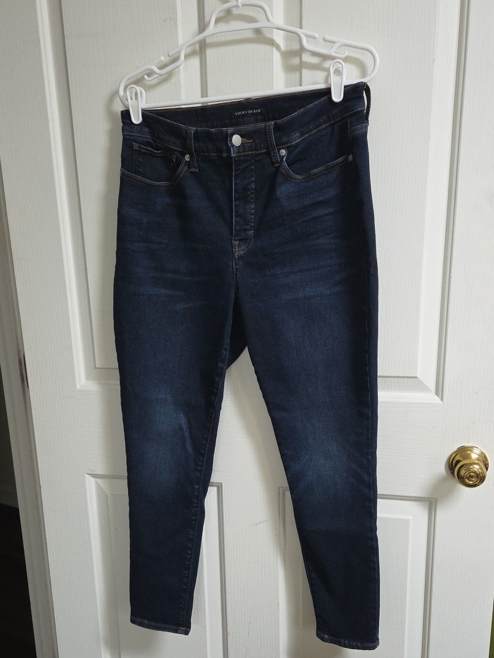 Lucky Brand Dark Indigo Skinny Jeans
